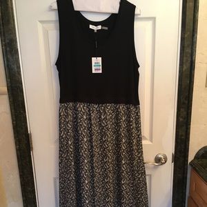 Calvin Klein black maxi dress